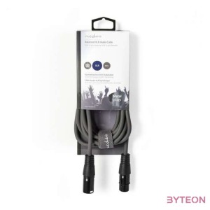 Nedis COTH15010GY30 audio kábel 3 M XLR (3-pin) Szürke