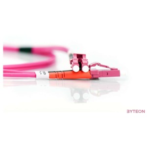 Digitus DK-2533-02-4 száloptikás kábel 2 M LC OM4 Ibolya