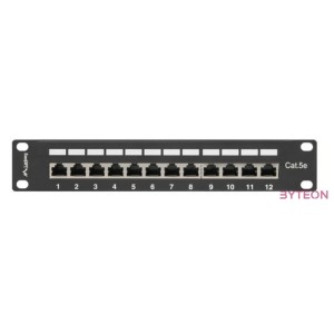 Lanberg PPF5-9012-B patch panel 1U
