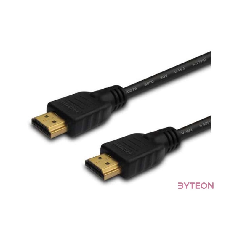 Savio CL-01 HDMI kábel 1,5 M HDMI A-típus (Standard) Fekete