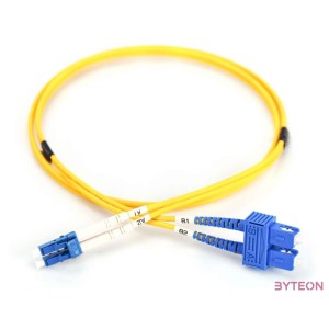 Digitus DK-2932-02 száloptikás kábel 2 M LC SC I-VH OS2 Sárga