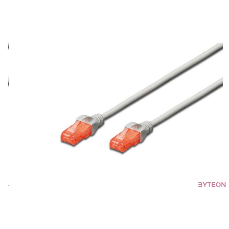 Digitus DK-1617-005 hálózati kábel Szürke 0,5 M Cat6 U,UTP (UTP)