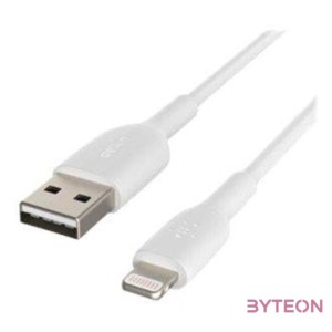 Belkin CAA001BT3MWH Lightning kábel 3 M Fehér