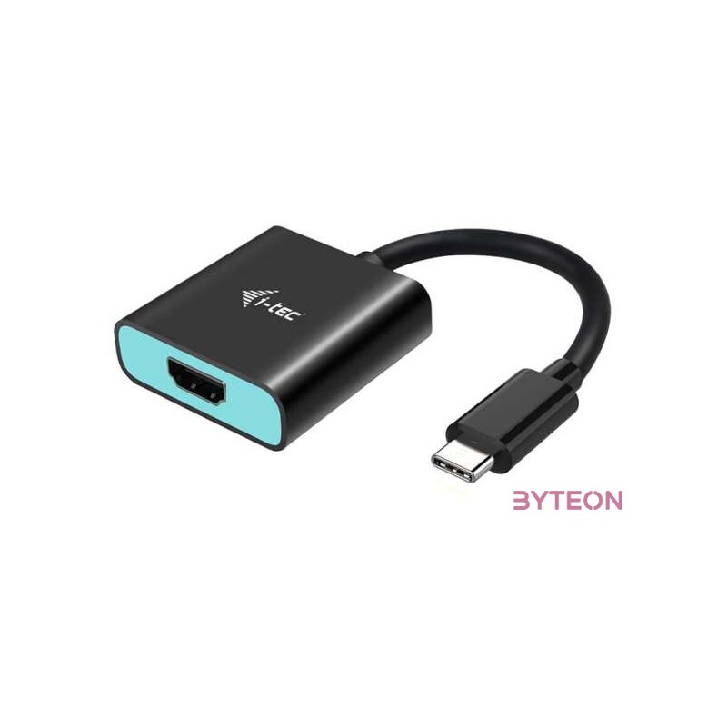 i-tec C31HDMI60HZP video átalakító kábel 0,15 M USB C-típus HDMI Fekete, Türkizkék