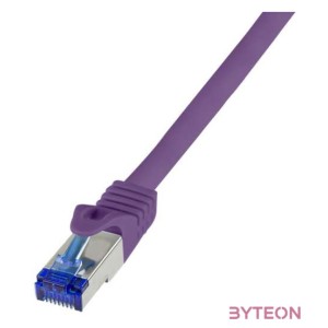 LogiLink C6A039S hálózati kábel Lila 1 M Cat6a S,FTP (S-STP)