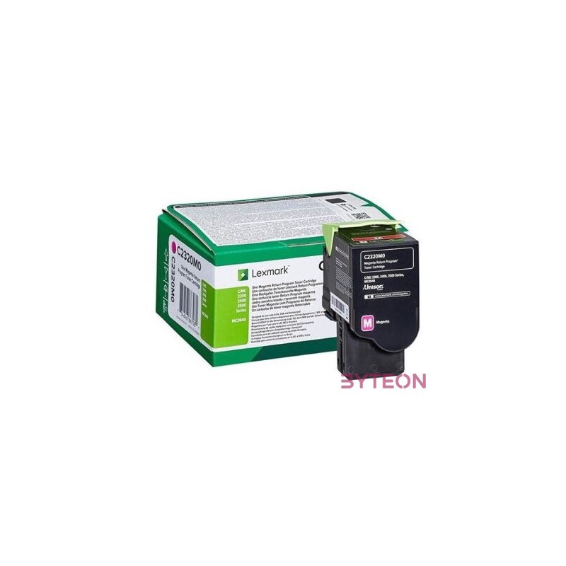 Lexmark C2320M0 festékkazetta 1 dB Eredeti Magenta