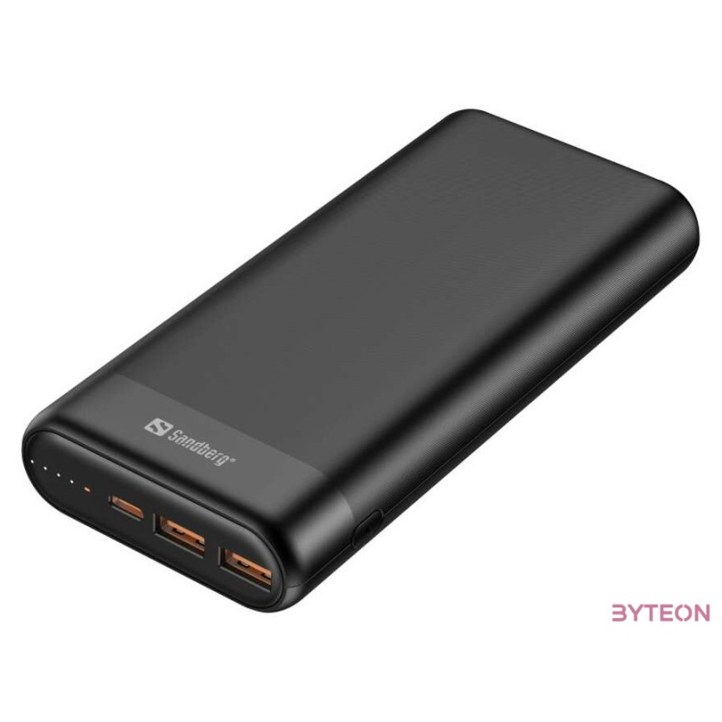 Sandberg 420-62 külső akkumulátor Lítium-ion (Li-ion) 20000 mAh Fekete