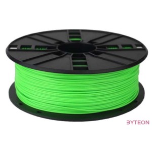 Gembird 3DP-PLA1.75-01-FG 3D nyomtató alapanyag Polilaktánsav (PLA) Fluoreszcens zöld 1 kg