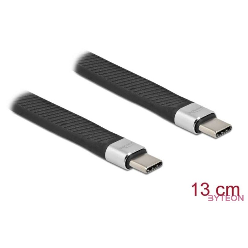 DeLOCK 86940 USB kábel 0,13 M USB 2.0 USB C Fekete