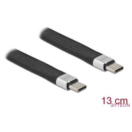 DeLOCK 86940 USB kábel 0,13 M USB 2.0 USB C Fekete