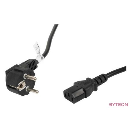 Lanberg CA-C13C-11CC-0050-BK tápkábel Fekete 5 M C13 csatlakozó CEE7,7