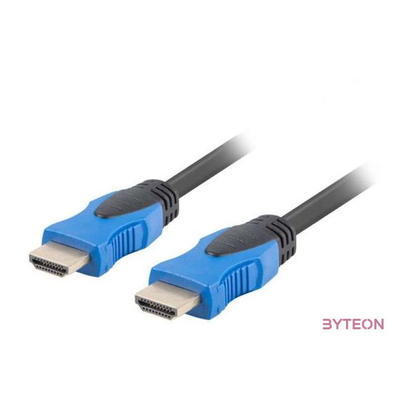 Lanberg CA-HDMI-20CU-0045-BK HDMI kábel 4,5 M HDMI A-típus (Standard) Fekete, Kék