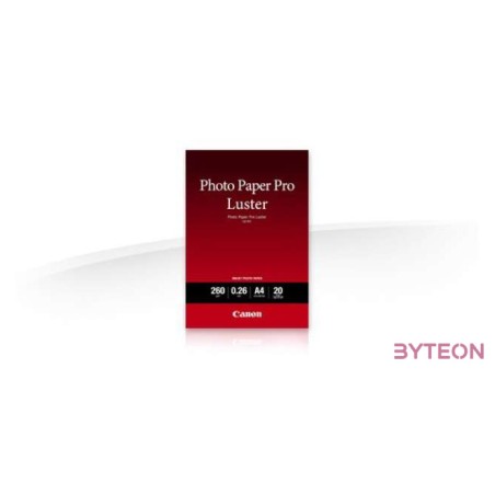Canon LU-101 Pro Luster, A3, 20 shts fotópapír Fehér Szatén