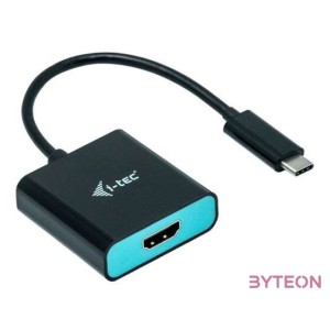 i-tec C31HDMI60HZP video átalakító kábel 0,15 M USB C-típus HDMI Fekete, Türkizkék