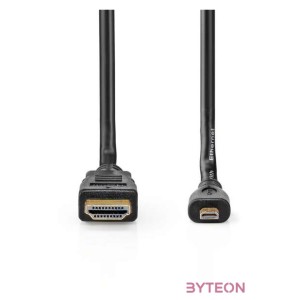 Nedis CVGB34700BK20 HDMI kábel 2 M HDMI A-típus (Standard) HDMI D-típus (Micro) Fekete