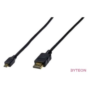 Digitus HDMI 1.4 1m HDMI kábel HDMI D-típus (Micro) HDMI A-típus (Standard) Fekete
