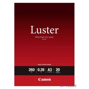 Canon LU-101 Pro Luster, A3, 20 shts fotópapír Fehér Szatén