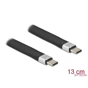 DeLOCK 86940 USB kábel 0,13 M USB 2.0 USB C Fekete