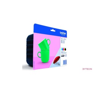 Brother LC227XL - 3 szín + fekete készlet, nagy kapacitású (C/M/Y/BK)