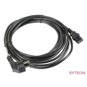 Lanberg CA-C13C-11CC-0050-BK tápkábel Fekete 5 M C13 csatlakozó CEE7,7