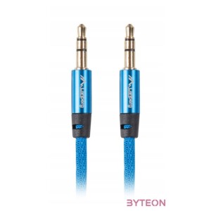 Lanberg CA-MJMJ-10CU-0010-BL audio kábel 1 M 3.5mm Kék