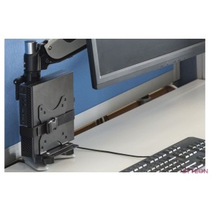 Digitus DA-90360 asztali TV konzol Rögzítőelemes Fekete