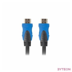 Lanberg CA-HDMI-20CU-0045-BK HDMI kábel 4,5 M HDMI A-típus (Standard) Fekete, Kék