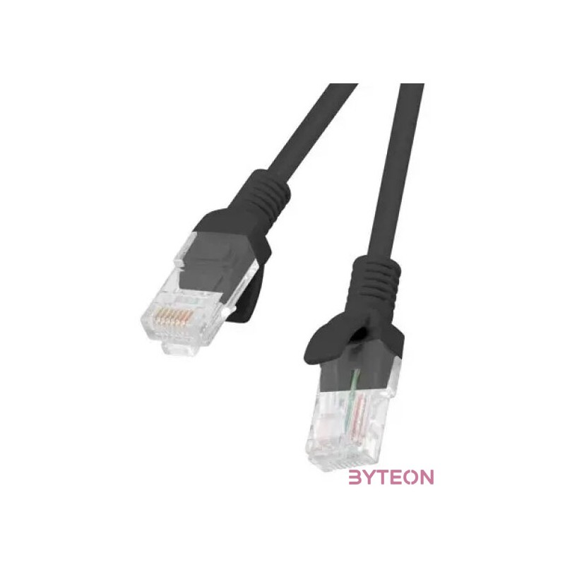 Lanberg PCU5-10CC-0100-BK hálózati kábel Fekete 1 M Cat5e U,UTP (UTP)