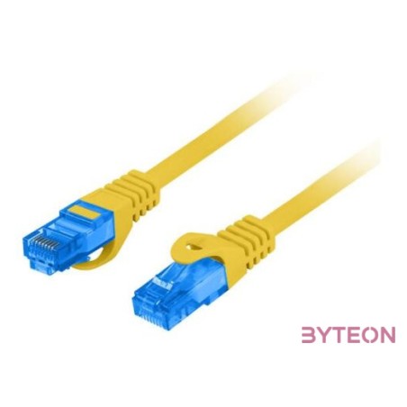 Lanberg PCF6A-10CC-0050-Y hálózati kábel Sárga 0,5 M Cat6a S,FTP (S-STP)