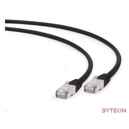 Gembird PP6A-LSZHCU-BK-1.5M hálózati kábel Fekete 1,5 M Cat6a