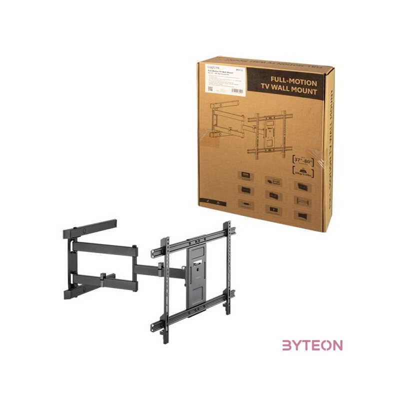 LogiLink BP0113 TV tartókeret 177,8 cm (70) Fekete