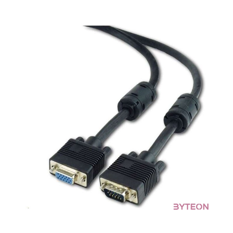 Gembird VGA M,F 1.8m VGA kábel 1,8 M VGA (D-Sub) Fekete