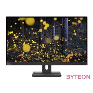 Lenovo ThinkVision E27q-20 68,6 cm (27) 2560 x 1440 pixelek Quad HD LED Fekete