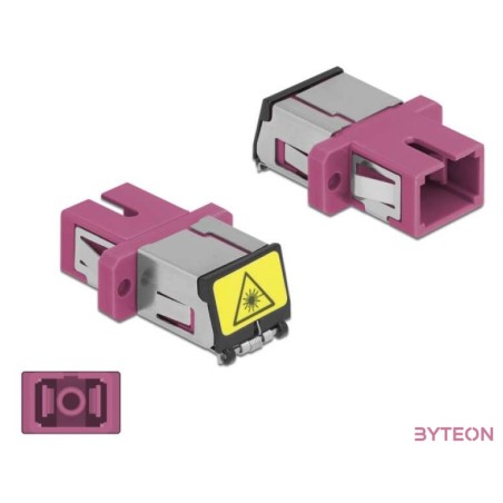 DeLOCK 86891 optikai adapter SC,SC 1 dB Ibolya