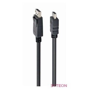 Gembird DisplayPort - HDMI kábel, 5m - Fekete