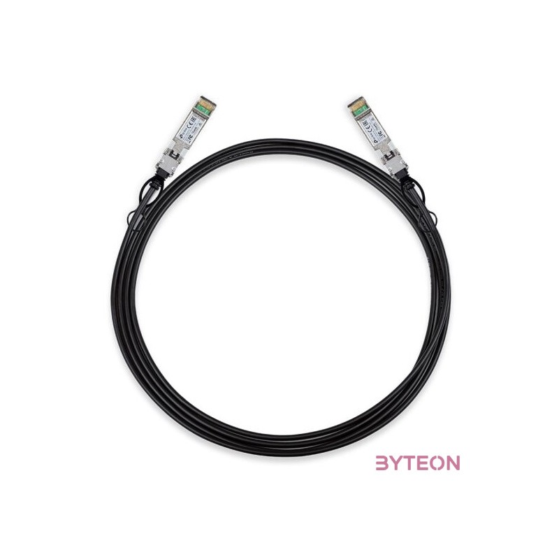 TP-LINK TL-SM5220-3M száloptikás kábel SFP DAC Fekete