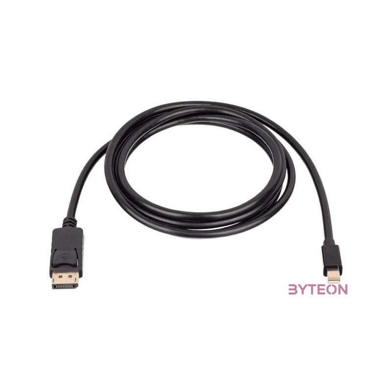 Akyga AK-AV-15 DisplayPort kábel 1,8 M Mini DisplayPort Fekete