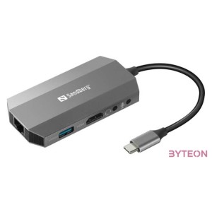 Sandberg USB-C 6-in1 Travel Dock