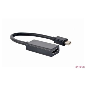 Gembird A-mDPM-HDMIF4K-01 0,15 M Mini DisplayPort HDMI Fekete