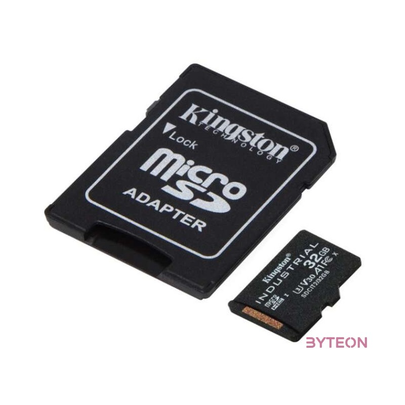 Kingston Technology Industrial memóriakártya 64 GB MicroSDXC UHS-I Class 10