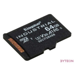 Kingston Technology Industrial memóriakártya 64 GB MicroSDXC UHS-I Class 10