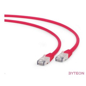 Gembird PP6A-LSZHCU-R-0.5M hálózati kábel Vörös 0,5 M Cat6a S,FTP (S-STP)