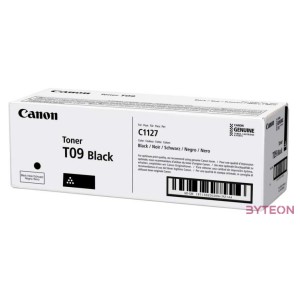 Canon TONER T09 BK festékkazetta 1 dB Eredeti Fekete