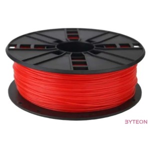 Gembird 3DP-PLA1.75-01-FR 3D nyomtató alapanyag Polilaktánsav (PLA) Fluoreszcens piros 1 kg