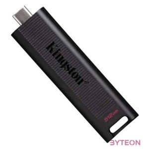 Kingston Technology DataTraveler Max USB flash meghajtó 512 GB USB C-típus Fekete