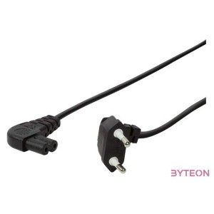LogiLink 0.75m, CEE 7,16,IEC 60320-C7 Fekete 0,75 M CEE7,16 C7 csatlakozó
