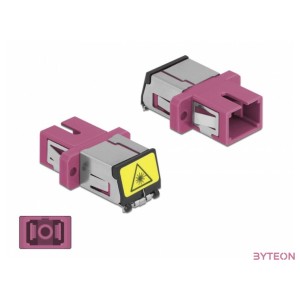 DeLOCK 86891 optikai adapter SC,SC 1 dB Ibolya