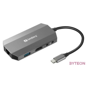 Sandberg USB-C 6-in1 Travel Dock