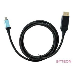 i-tec C31CBLDP60HZ video átalakító kábel 1,5 M USB C-típus DisplayPort Fekete