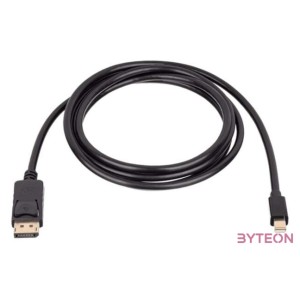 Akyga AK-AV-15 DisplayPort kábel 1,8 M Mini DisplayPort Fekete